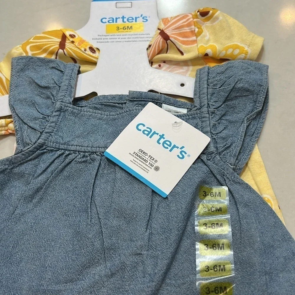 Carter's baby girl 4 piece set, brand new, 3-6 months.